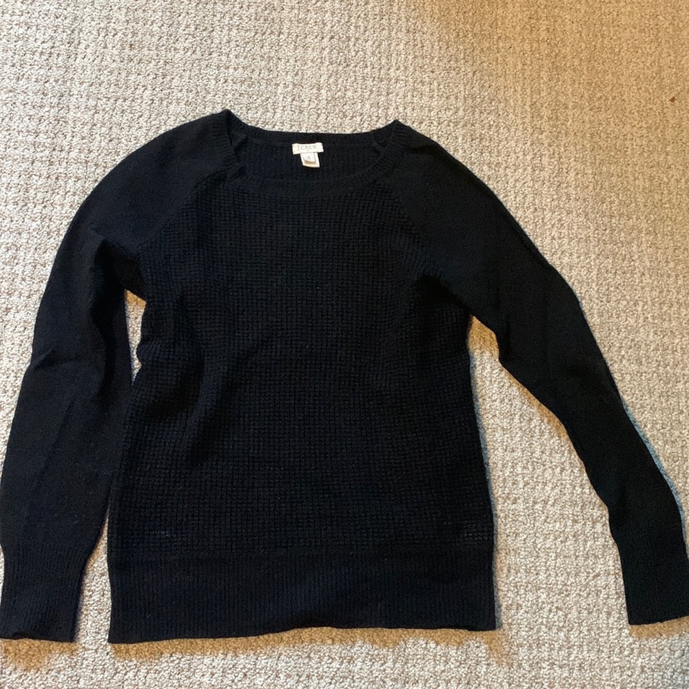 Jcrew black sweater size small